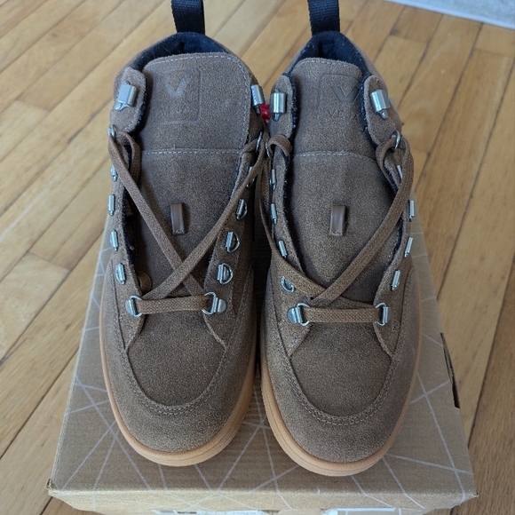 NWT Veja Roraima Suede Brown Black Natural Sole Size 40 (US M7/W9) - Picture 2 of 10
